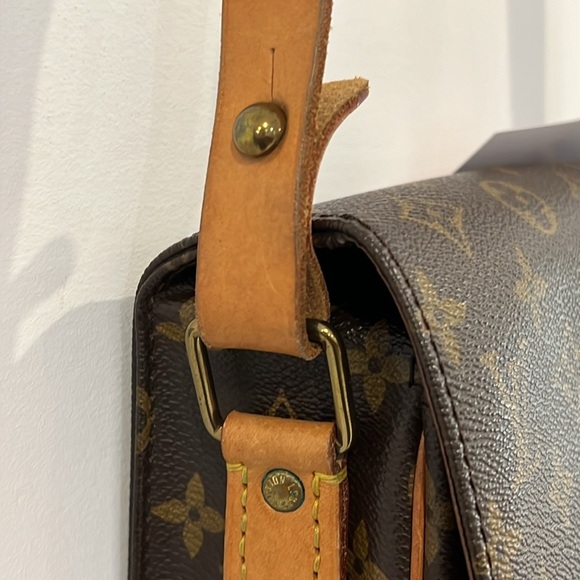 LOUIS VUITTON Cartouchiere MM Monogram Shoulder Bag Purse - Picture 9 of 15
